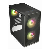 FSP CST130A Micro-ATX Gaming Chassis PC Case - Black with RGB Fans
