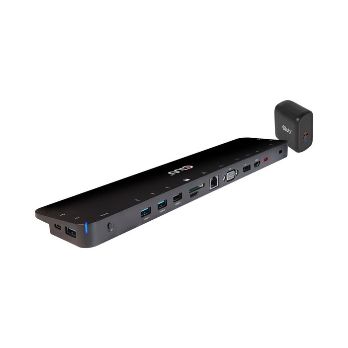 CLUB3D CSV-1564W65 USB GEN1 TYPE-C TRIPLE DISPLAY DYNAMIC PD CHARGING DOCK - CSV-1564W65-CLUB3D