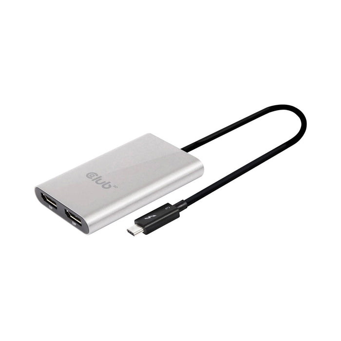THUNDERBOLT 3 TO 4K DUAL DISPLAYPORT - CSV-1577-CLUB3D