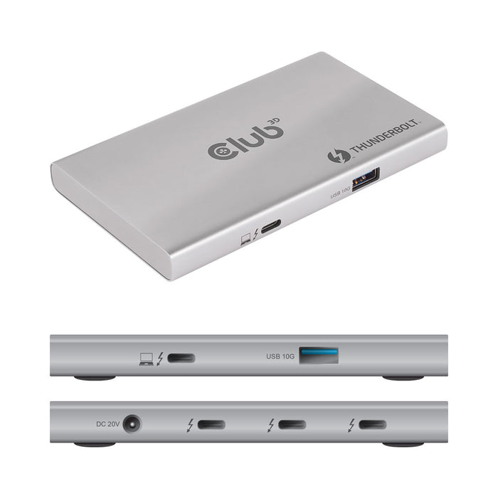 CLUB3D CSV-1580 THUNDERBOLT 4 SMART HUB - CSV-1580-CLUB3D