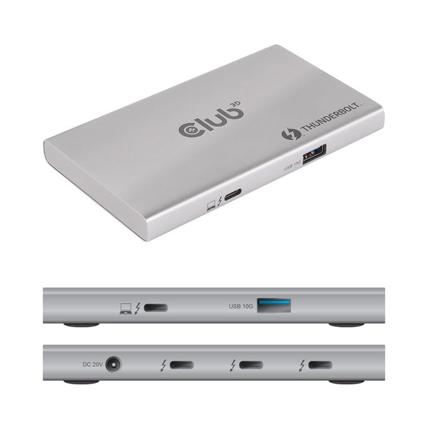CLUB3D CSV-1580 THUNDERBOLT 4 SMART HUB - CSV-1580-CLUB3D