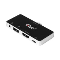 USB TYPE-C 4-IN-1 HUB, HDMI, TYPE-C PD, USB A, AUD - CSV-1591-CLUB3D