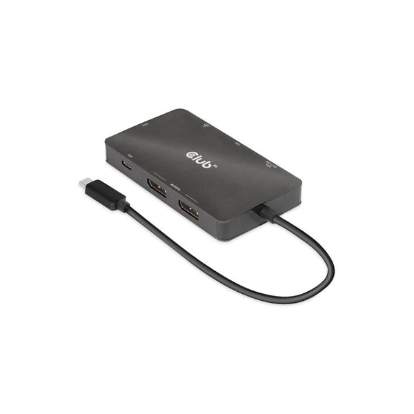 USB TYPE-C TO DUAL DISPLAYPORT 4K60HZ 7-IN-1.. - CSV-1598-CLUB3D