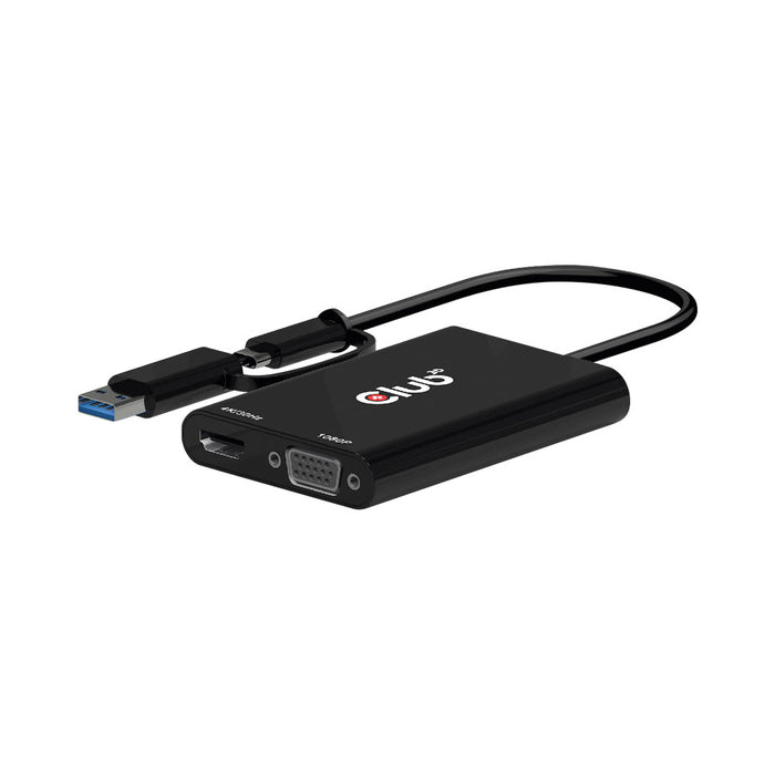 TYPE-C/A TO HDMI & VGA DUAL DISPLAY MST - CSV-1611-CLUB3D