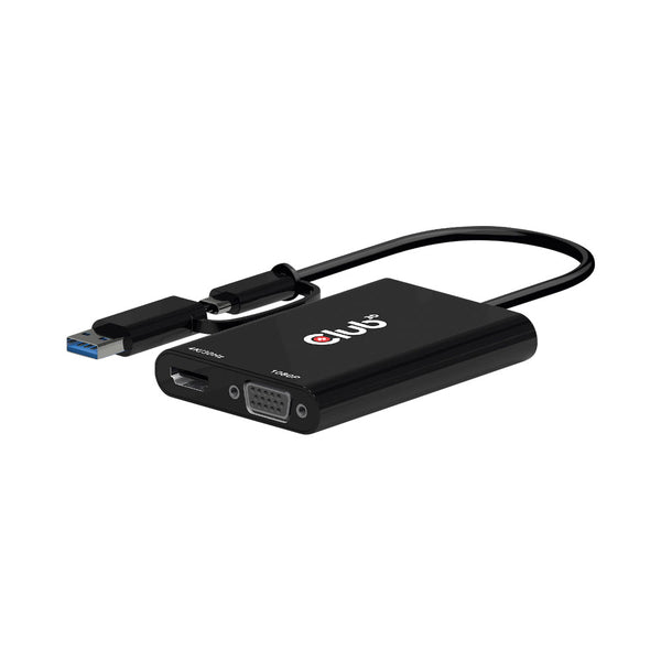 TYPE-C/A TO HDMI & VGA DUAL DISPLAY MST - CSV-1611-CLUB3D