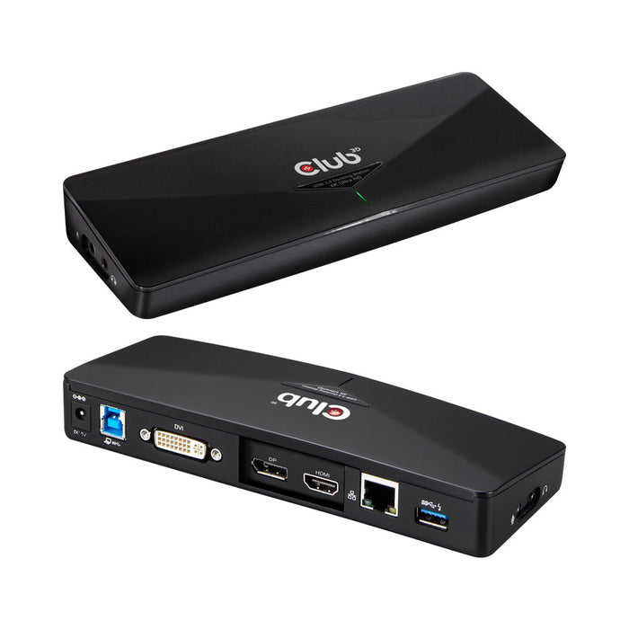 CLUB3D CSV-3103D USB3.1 GEN1 4K DOCKING STATION - CSV-3103D-CLUB3D