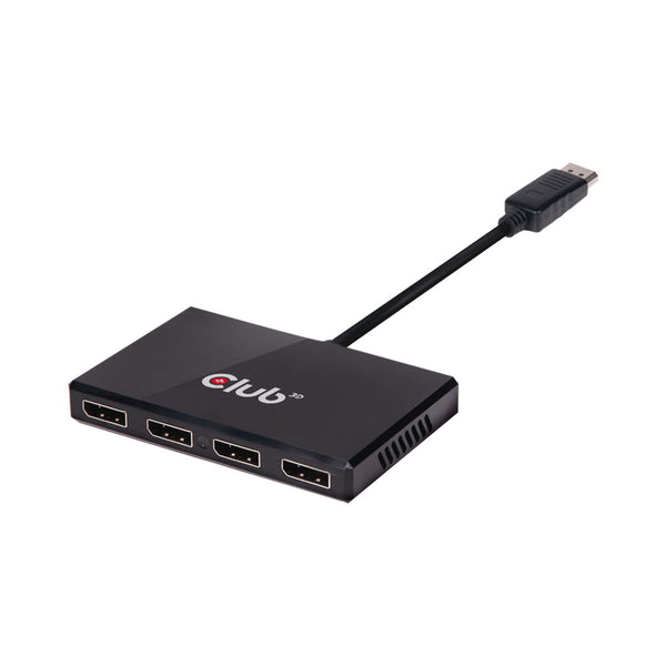 MST HUB DISPLAYPORT TO QUAD MONITOR WITH USB POWER - CSV-6400-CLUB3D