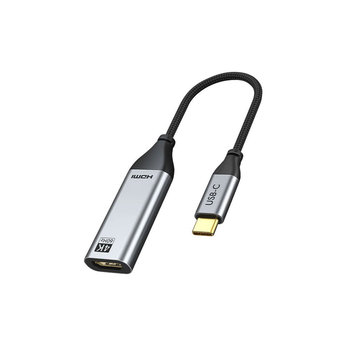 CABLETIME CP10B 20CM 4K @60HZ USB TYPE-C TO HDMI ADAPTER (CT-C160-PU31-CMHDFN1) - CT-C160-PU31-CMHD