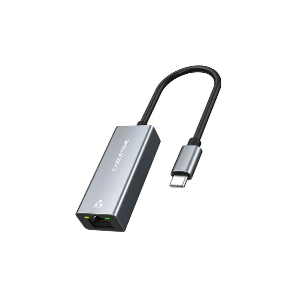 CABLETIME CB51G 15CM USB3.0 TYPE-C TO GIGABIT ETHERNET ADAPTER - COMPATIBLE WITH THUNDERBOLT 3/4 (CT-CML1000-AG) - CT-CML1000-AG
