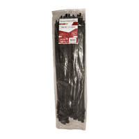 CT011 - CABLE TIES E/MATE BLACK 400X7.2MM P/100