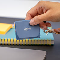 Crucial X10 1TB Portable SSD - High-Speed USB-C External Solid State Drive