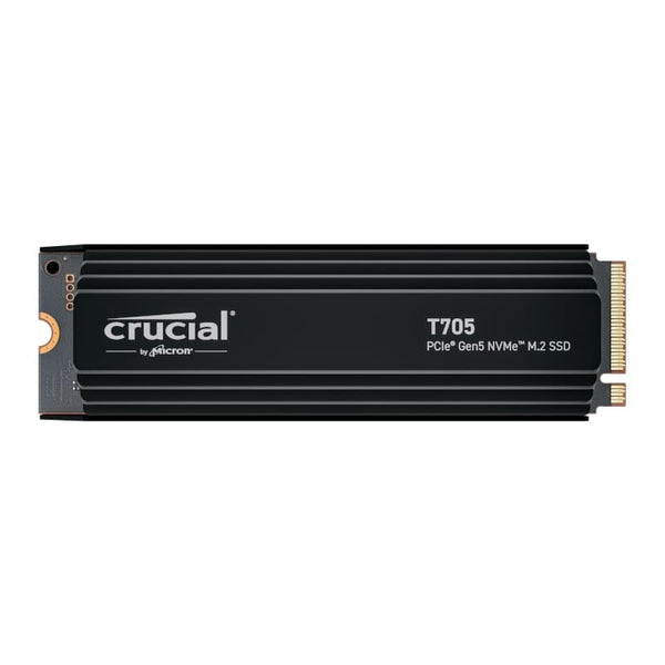 Crucial T705 2TB M.2 NVMe Gen5 with Heatsink NAND SSD