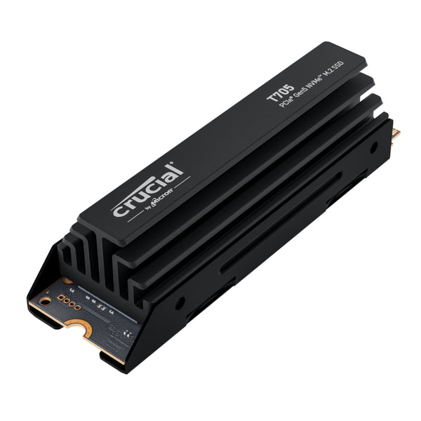 Crucial T705 4TB M.2 NVMe Gen5 with Heatsink NAND SSD-CT4000T705SSD5