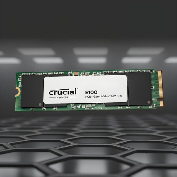 Crucial E100 480GB PCIe Gen4 2280 NVMe M.2 SSD-CT480E100SSD8