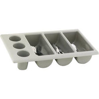 BCE Cutlery Tray Grey 3 Division - 500Mm X 300Mm - CTH0003