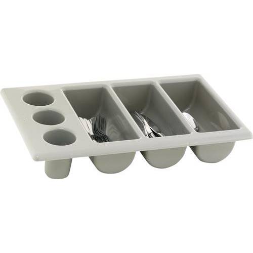 BCE Cutlery Tray Grey 3 Division - 500Mm X 300Mm - CTH0003