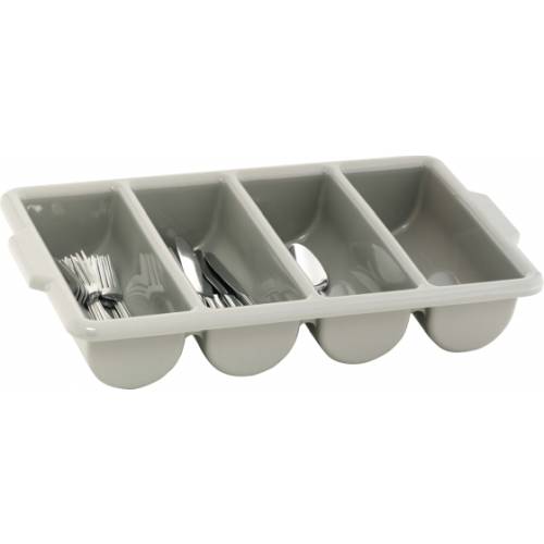 BCE Cutlery Tray Grey 4 Division - 500Mm X 300Mm - CTH0004