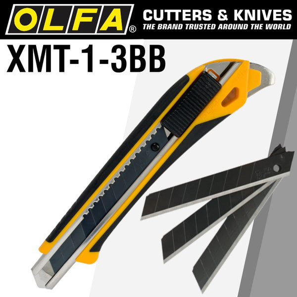Olfa Power X Design Xmt Cutter With X3 Ultra Sharp Mtbb Blades CTR XMT-1-3BB