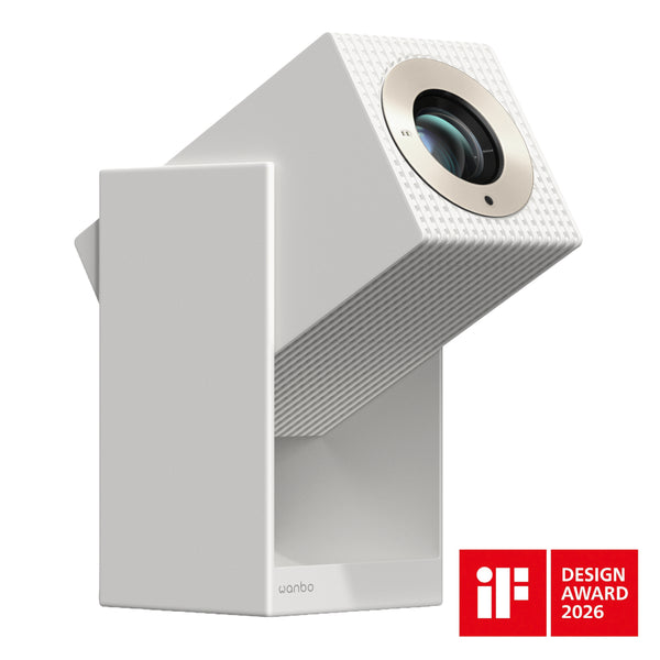 Wanbo Cube 2 Pro – 1080P 500ANSI Android 11 Smart Home Theatre Projector – White-CUBE 2 PRO