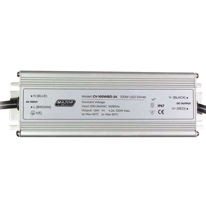 Major Tech 24V Outdoor Power Supply (IP67) | CV-100WBD-24 - image 1