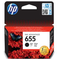 HP 655 Black Original Ink Cartridge-CZ109AE