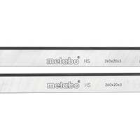 Metabo HSS Planer Blades 260x20x3 mm for HC 260 C/M/K - High Speed Steel Replacement Blades