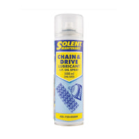 Solent Chain & Drive Lubricant Spray - E.P. Oil, 500ml. Motorcycle Chain Maintenance Spray