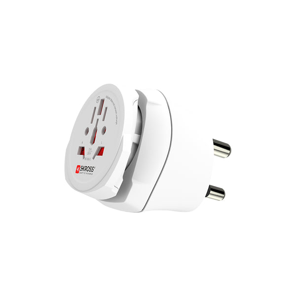 SKROSS COMBO EURO 2 SA ADAPTER WH(1.500202-E) - TRAVEL-EURO-SA-ADAPT