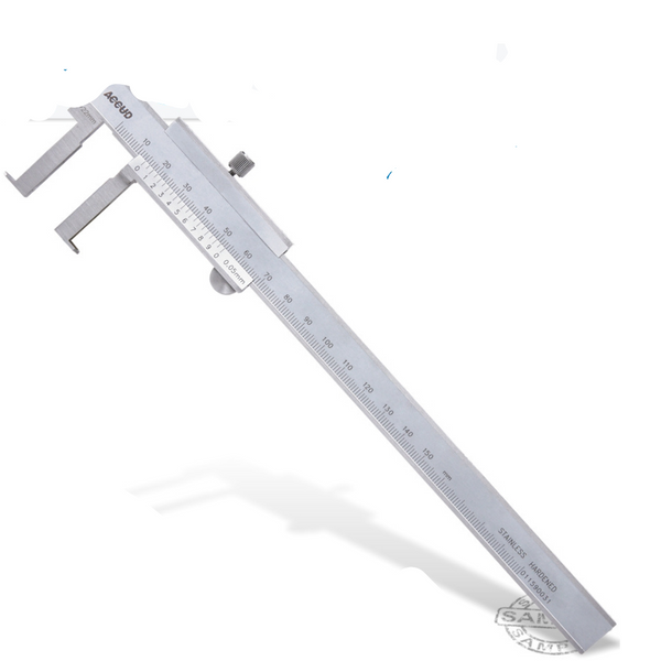 VERNIER CALIPER 22-150MM 0.04MM ACC. 0.02MM GRAD. INSIDE NECK S/STEEL