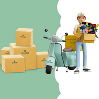 Chavda Delivery Fee: International Moving Services with Scooter & Boxes