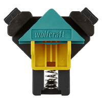 Wolfcraft ES 22 Corner Clamp: 90 Degree Woodworking Tool for Fast Board & Frame Fixing