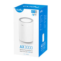 Cudy AX3000 Wi-Fi 6 Mesh Kit 1 Pack - White-M3000W 1PACK