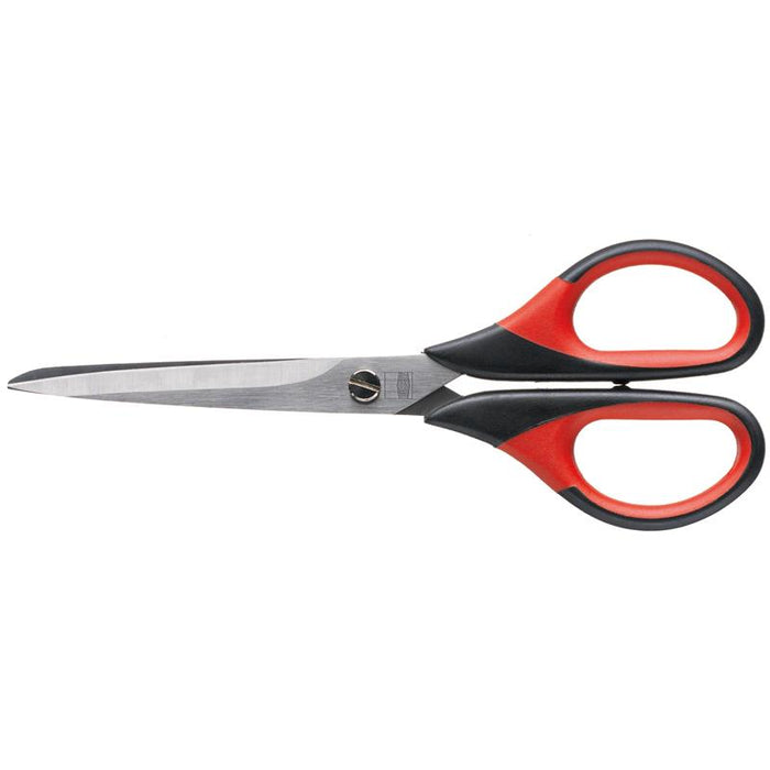 BESSEY D829 Multi-Purpose Shears: Stainless Steel Blades, Red & Black Comfort Grip Handles | Chavda.com