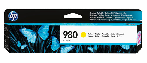 HP 980 Yellow Ink Cartridge-D8J09A
