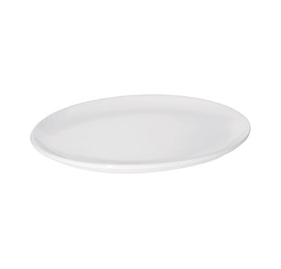 Fortis Prima White Oval Coupe Platter 31x14cm - Elegant Catering Plate | chavda.com