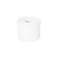 FORTIS PRIMA White Outdoor Ashtray - 9cm Porcelain Ashtray for Patios, Decks, and Smoking Areas