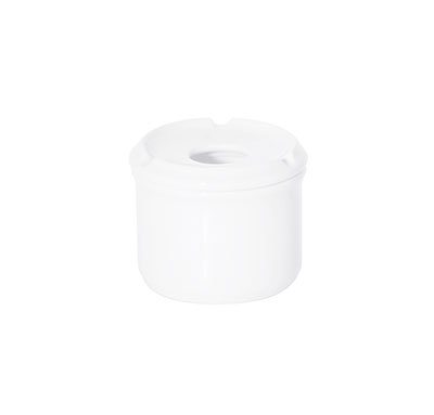 FORTIS Prima - White - Outdoor Ashtray - 9Cm (12) - DA-1009