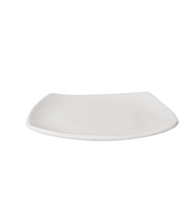 Fortis Prima White Square Plate 18cm - Elegant & Durable Fine China Catering Plate