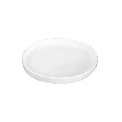 Fortis Studio White Plate 23.5cm | Modern Dinnerware | Round Ceramic Plate for Dining | Chavda.com