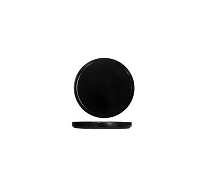 FORTIS STUDIO Black Plate - 19.5cm - Stylish Dinnerware - Decorative Plates - Table Setting Essentials