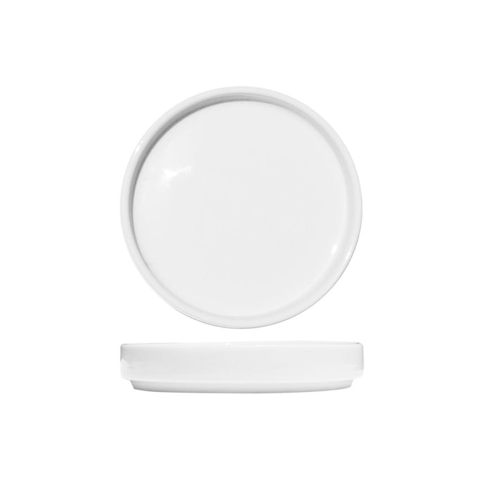FORTIS STUDIO White Flat Bowl 11cm | Fine China Catering Bowl DA-1075