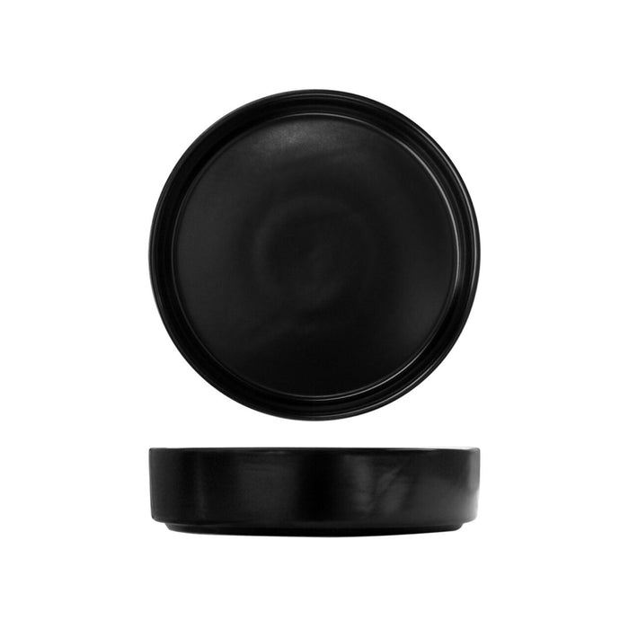 FORTIS STUDIO Black Cereal Bowl 17cm | DA-1078 | Modern Catering Bowl | Durable China for Home & Restaurant