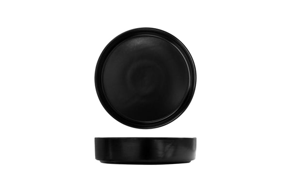 FORTIS STUDIO Black Cereal Bowl 17cm | DA-1078 | Modern Catering Bowl | Durable China for Home & Restaurant