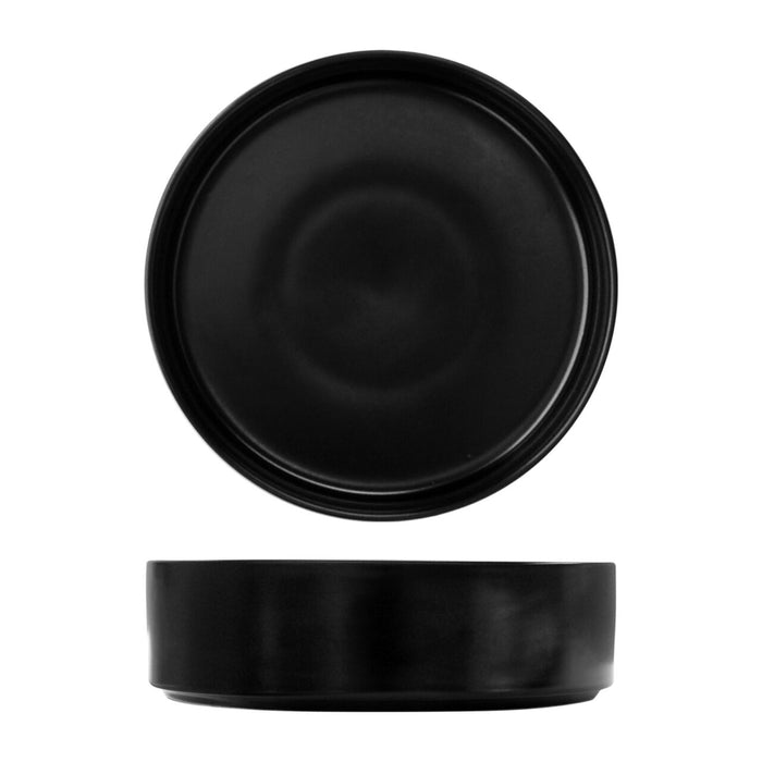 Fortis Studio Black Deep Pasta/Salad Bowl 21cm - Elegant & Durable Catering Bowl, Chavda.com