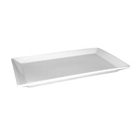 Fortis Prima White Rectangular Tray 22x14cm - Serving Platter Porcelain