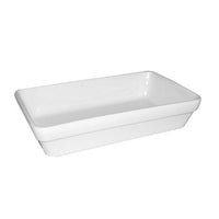 FORTIS PRIMA White Stacking Rectangular Server 16.5x10cm | Buy Ceramic Serving Dish Online