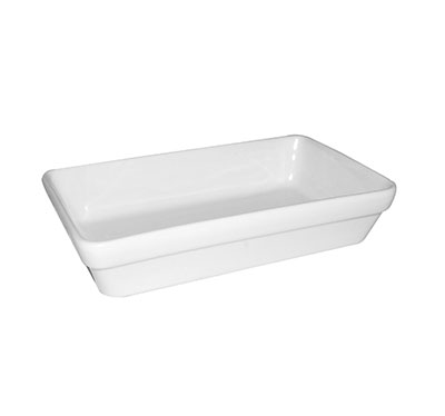 FORTIS PRIMA White Stacking Rectangular Server 16.5x10cm | Buy Ceramic Serving Dish Online