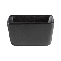 FORTIS TEMPEST Black Sachet Holder 9cm - Textured Ceramic Crockery for Food Service | Image