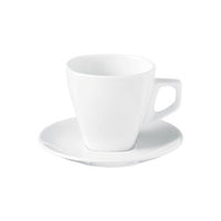 Fortis Prima White Square Cappuccino Cup - 20cl - Fine China - Buy Online at chavda.com