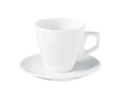 FORTIS Prima White Square Espresso Cup (6cl) | Chavda.com - Elegant catering grade fine china.